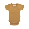 Organic Cotton Olsen Tee Bodysuit - Golden