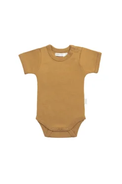 Organic Cotton Olsen Tee Bodysuit - Golden