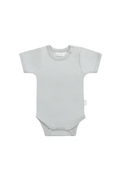Organic Cotton Olsen Tee Bodysuit - Mineral