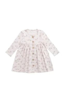 Organic Cotton Poppy Dress - Sweet Pea Floral