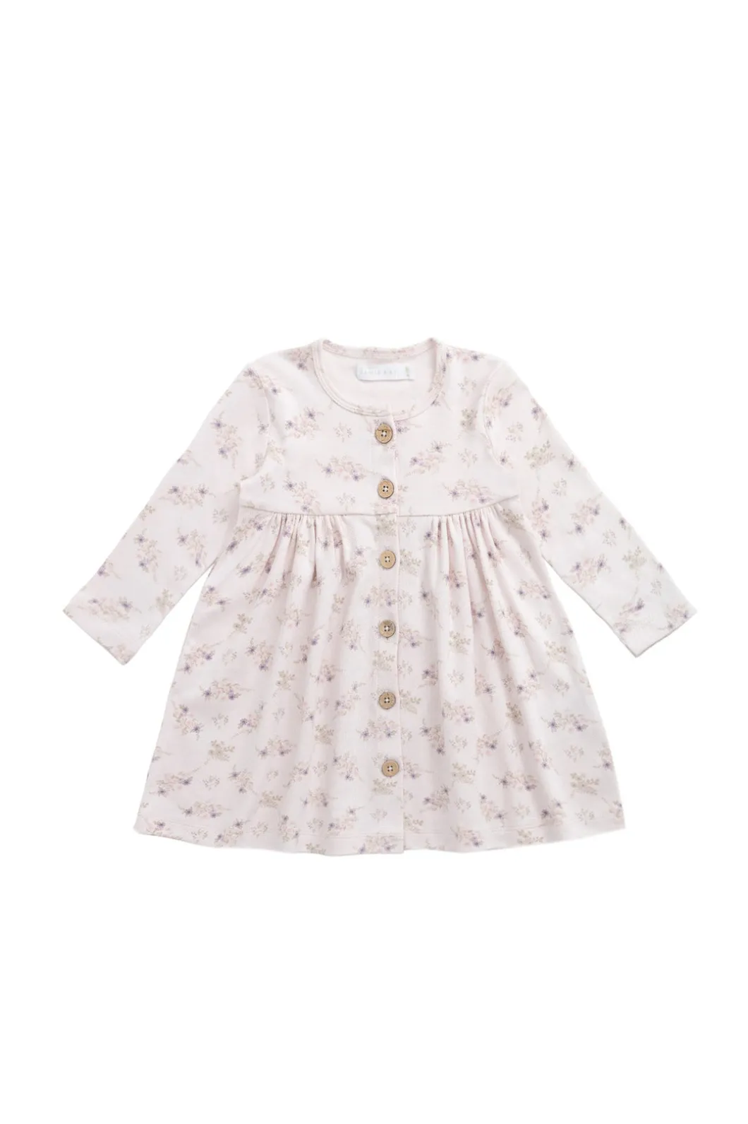 Organic Cotton Poppy Dress - Sweet Pea Floral