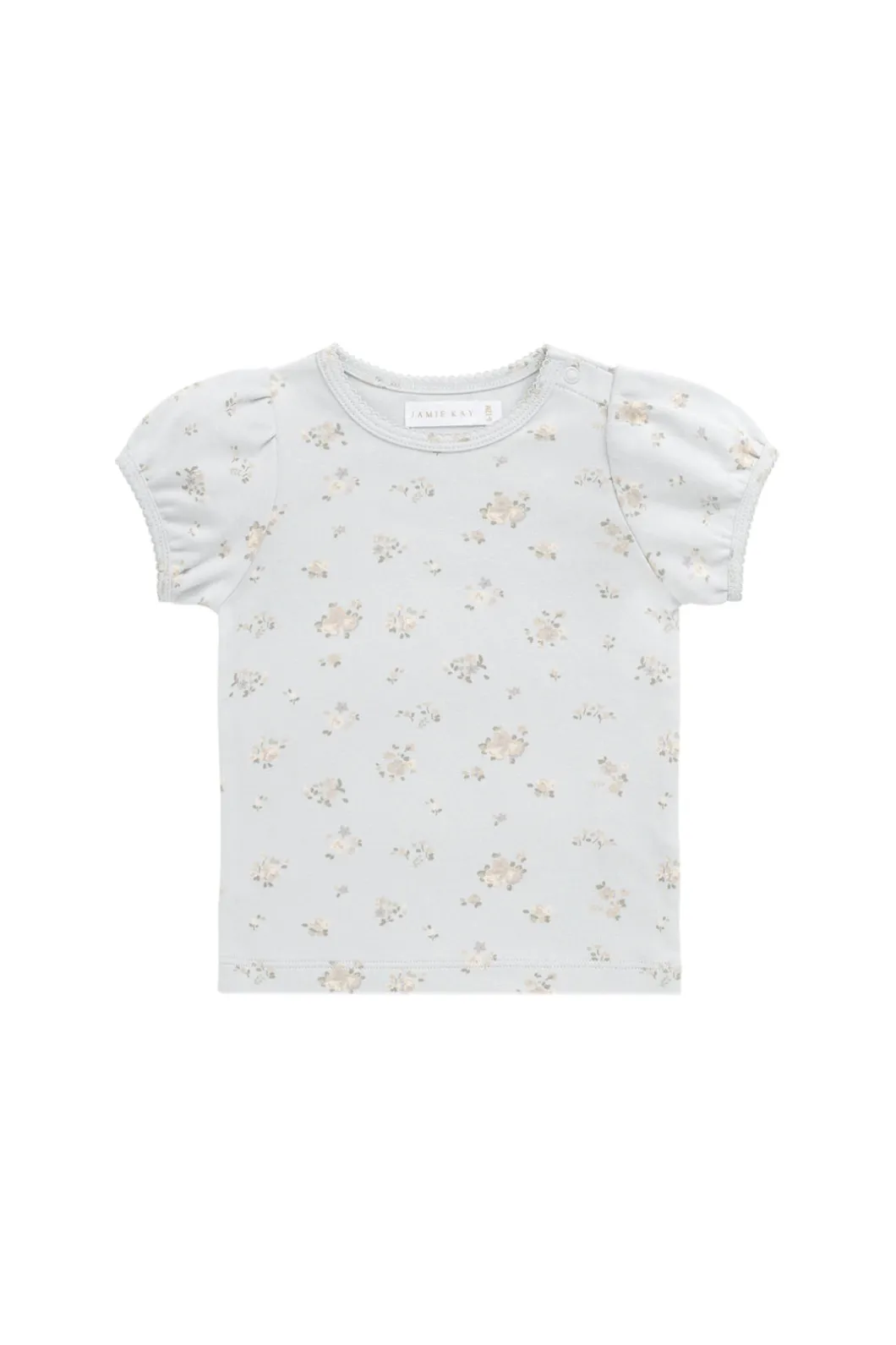Organic Cotton Prarie Top - Petite Fleur Blue