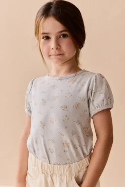 Organic Cotton Prarie Top - Petite Fleur Blue