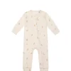 Organic Cotton Reese Zip Onepiece - Fable Deer Cloud