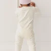 Organic Cotton Reese Zip Onepiece - Mon Amour Vintage Violet