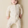 Organic Cotton Reese Zip Onepiece - Kitten and His Kites
