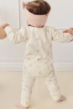 Organic Cotton Reese Zip Onepiece - Pennys Baby Friends