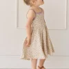 Organic Cotton Samantha Dress - Blueberry Field Raindrops