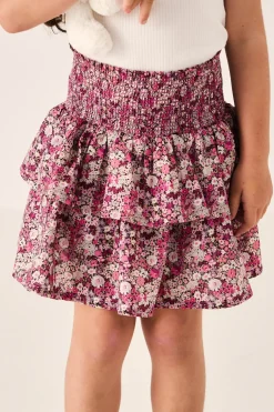 Organic Cotton Samantha Skirt - Garden Print