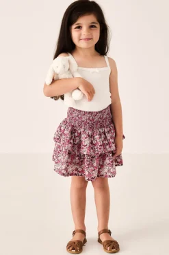 Organic Cotton Samantha Skirt - Garden Print