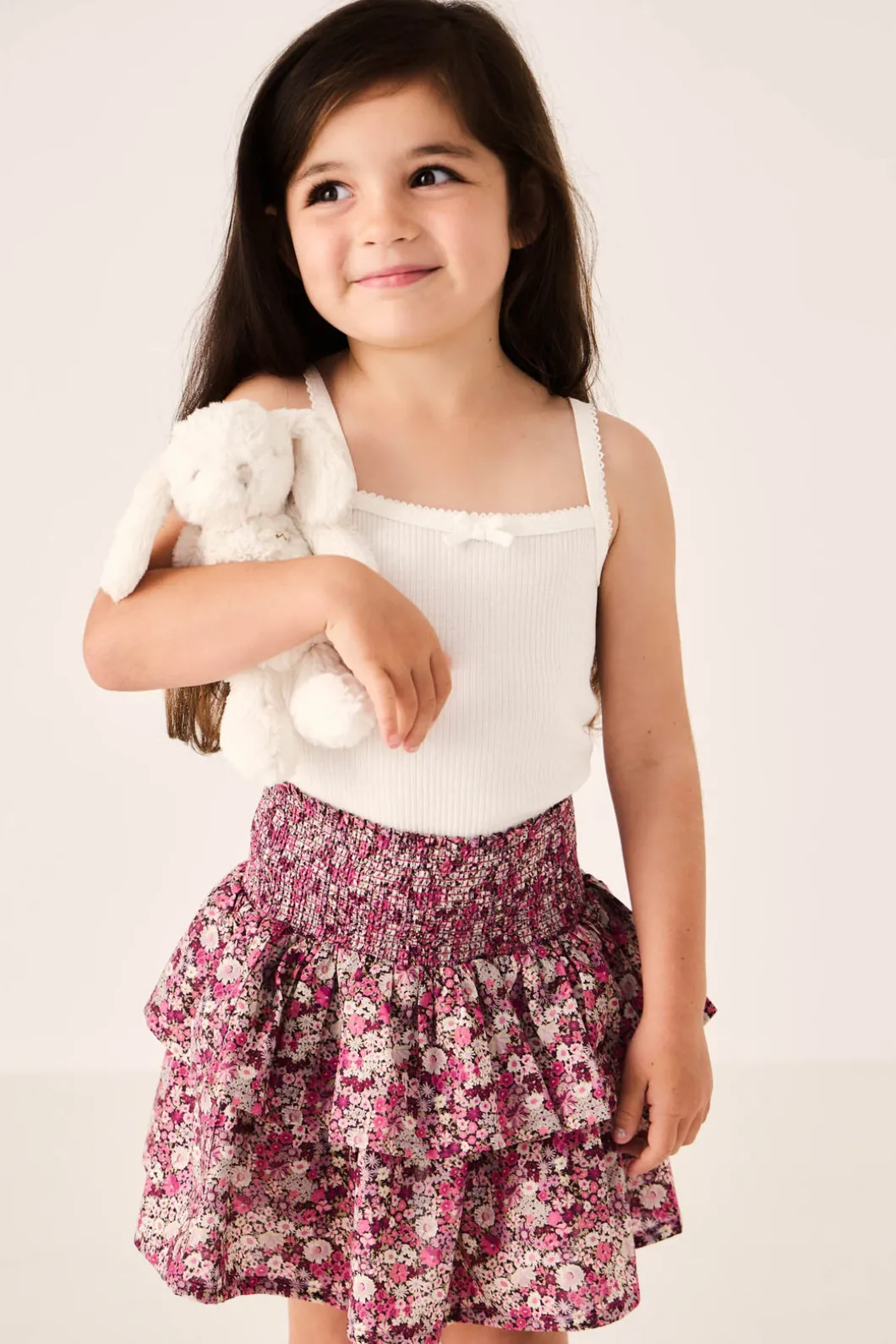 Organic Cotton Samantha Skirt - Garden Print