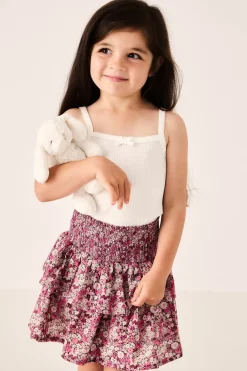 Organic Cotton Samantha Skirt - Garden Print