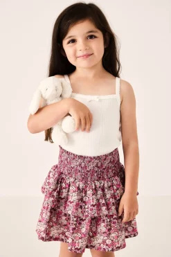 Organic Cotton Samantha Skirt - Garden Print