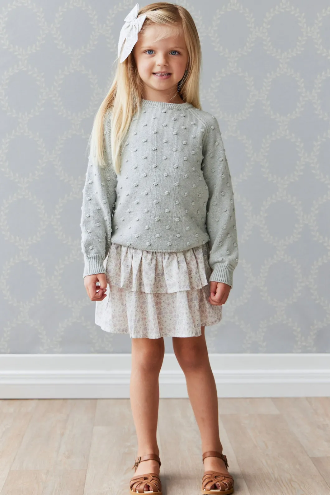 Organic Cotton Samantha Skirt - Fifi Lilac