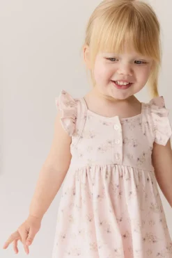 Organic Cotton Sienna Dress - Sweet Pea Floral
