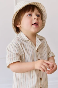 Organic Cotton Silas Shirt - Vacation Stripe
