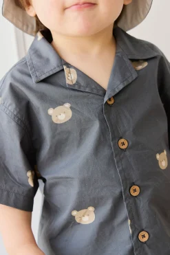 Organic Cotton Silas Shirt - Bobby Bears Shadow