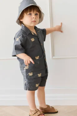 Organic Cotton Silas Short - Bobby Bears Shadow