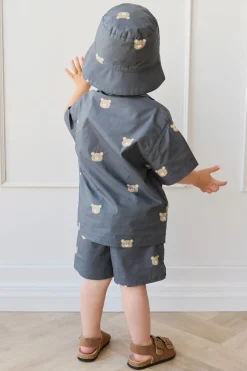 Organic Cotton Silas Short - Bobby Bears Shadow