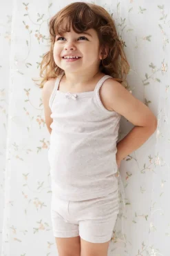 Organic Cotton Singlet - Addie Lilac