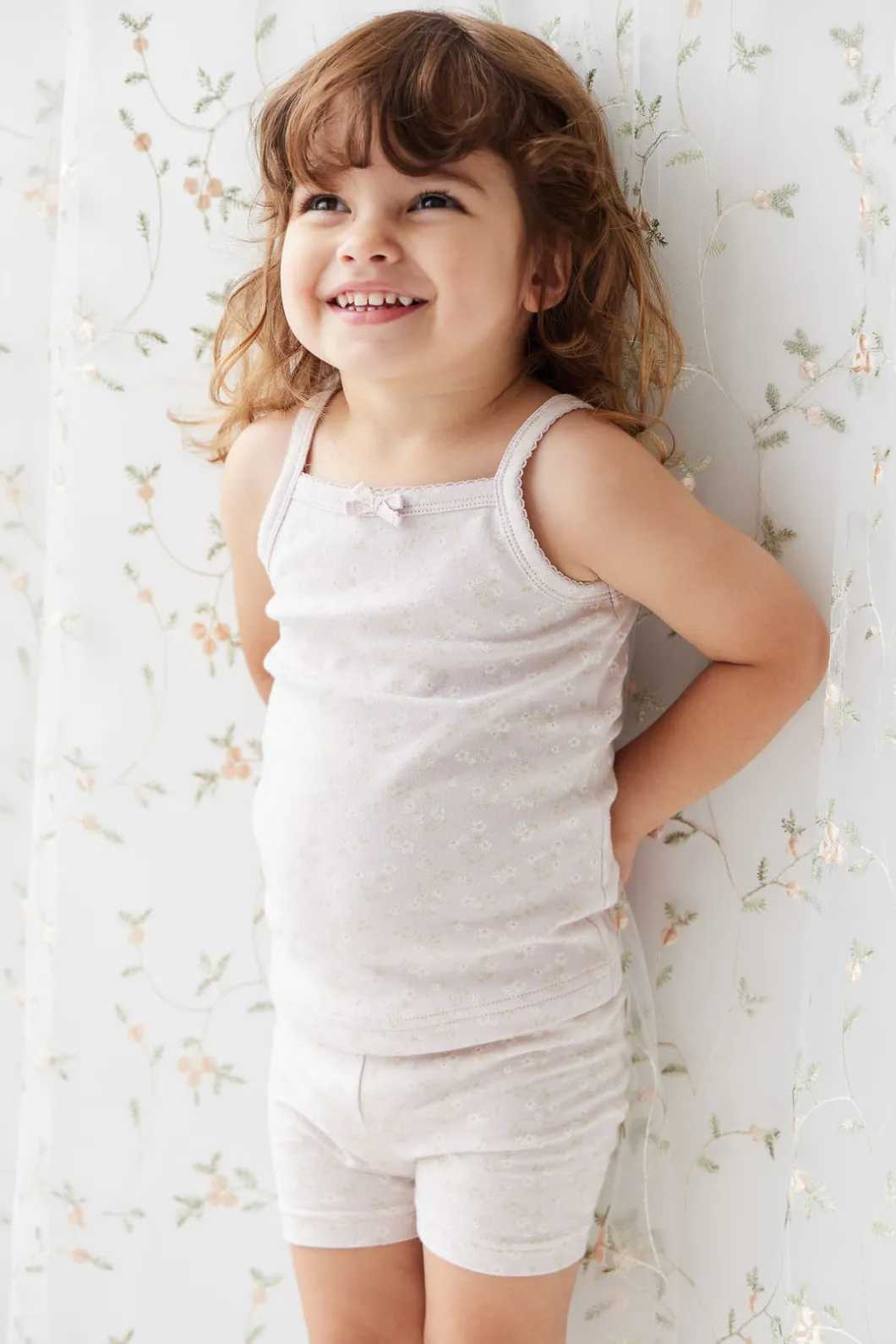 Organic Cotton Singlet - Addie Lilac