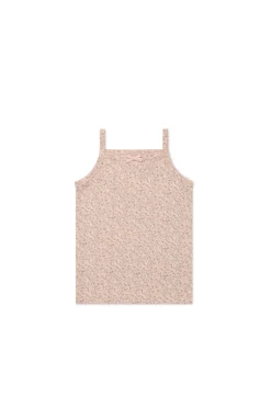 Organic Cotton Singlet - Amber Rose