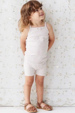 Organic Cotton Singlet - Addie Lilac