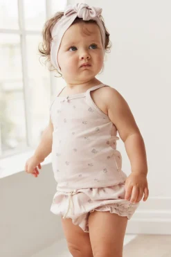 Organic Cotton Singlet - Meredith Violet