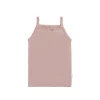 Organic Cotton Singlet - Powder Pink