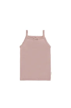 Organic Cotton Singlet - Powder Pink