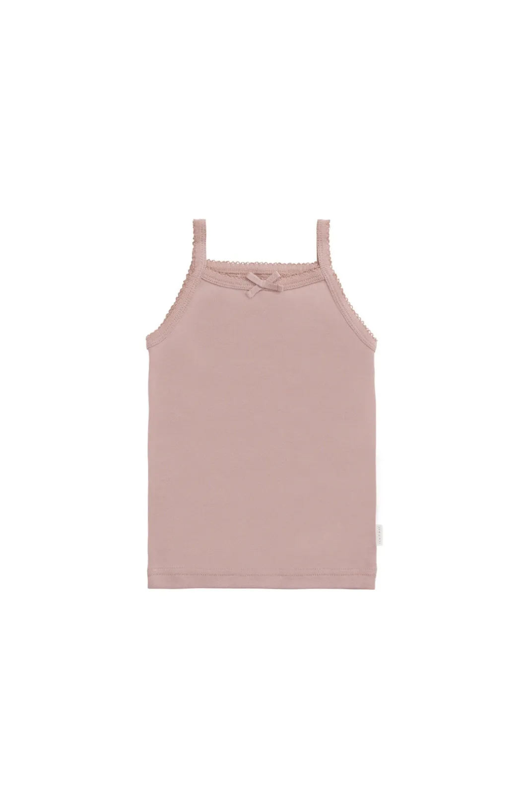 Organic Cotton Singlet - Powder Pink