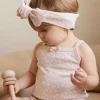 Organic Cotton Singlet - Rosalie Field Rose