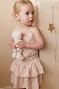 Organic Cotton Singlet - Rosalie Field Rose