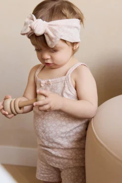 Organic Cotton Singlet - Rosalie Field Rose