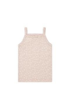 Organic Cotton Singlet - Rosalie Field Rose