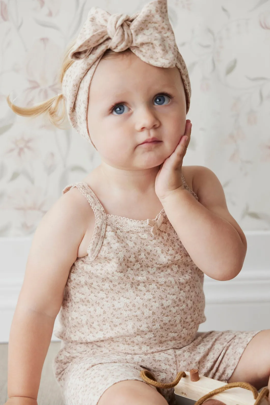 Organic Cotton Singlet - Rosalie Fields