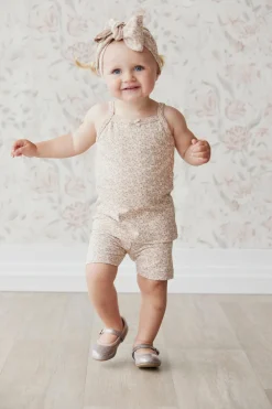 Organic Cotton Singlet - Rosalie Fields