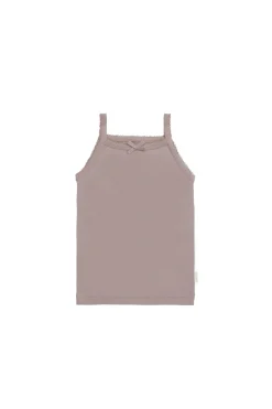 Organic Cotton Singlet - Softest Mauve