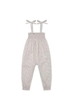 Organic Cotton Summer Playsuit - Chloe Lavender