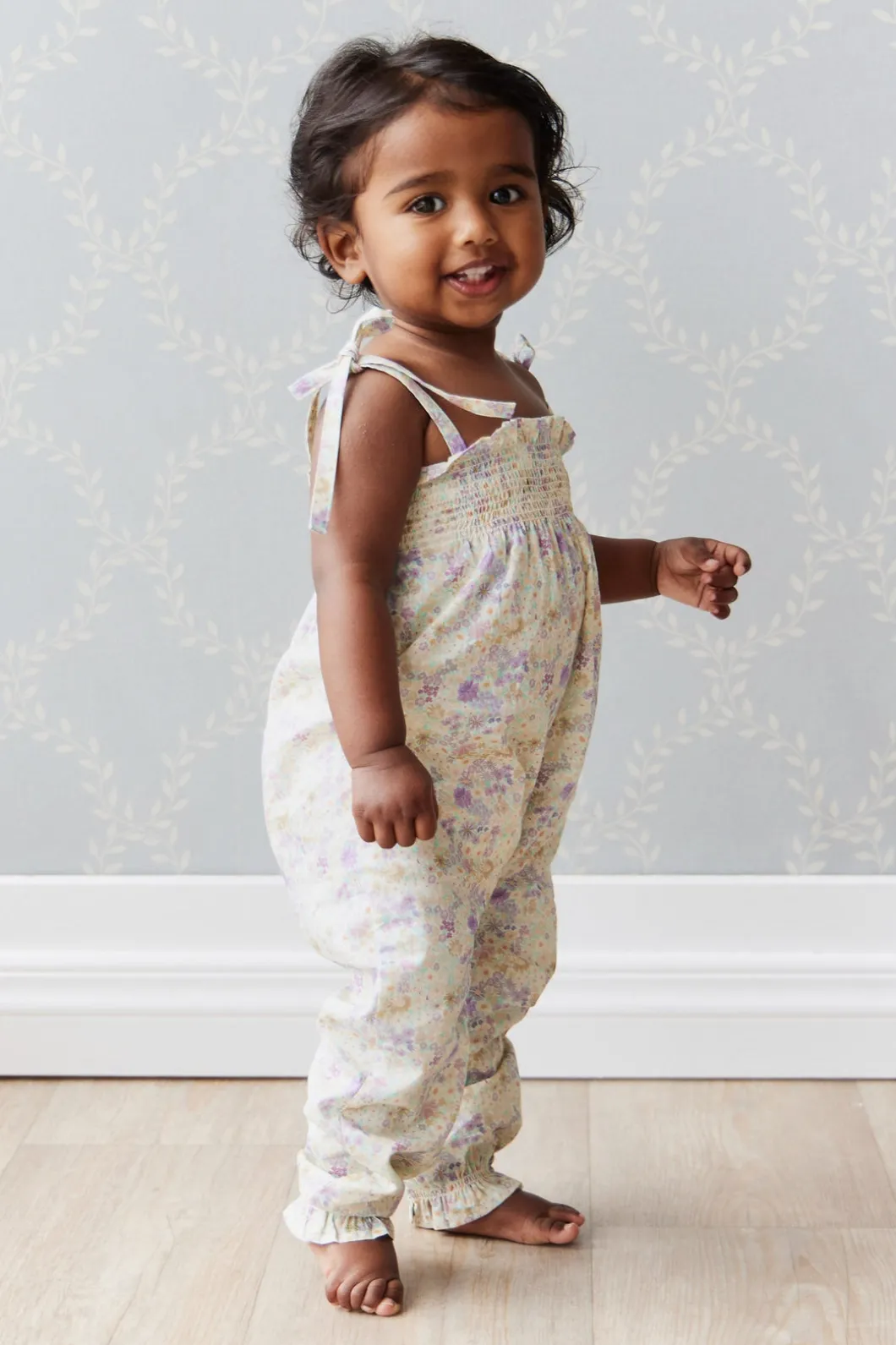 Organic Cotton Summer Playsuit - Mayflower