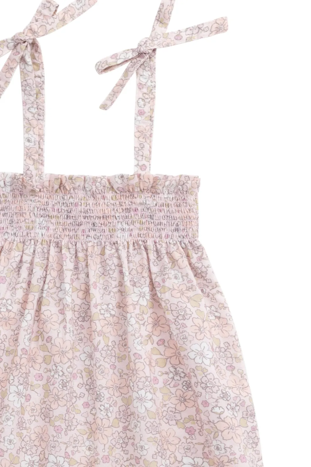 Organic Cotton Summer Playsuit - Chloe Mauve