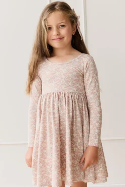 Organic Cotton Tallulah Dress - Chloe Mauve