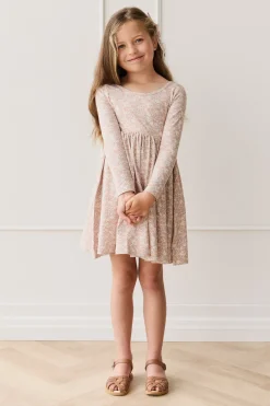 Organic Cotton Tallulah Dress - Chloe Mauve