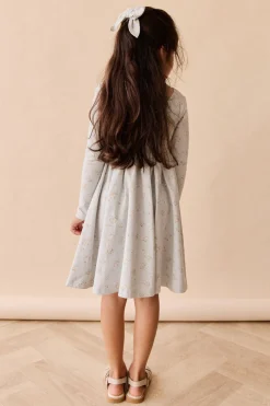Organic Cotton Tallulah Dress - Petite Fleur Blue