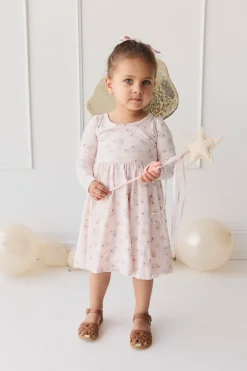 Organic Cotton Tallulah Dress - Sweet Pea Floral