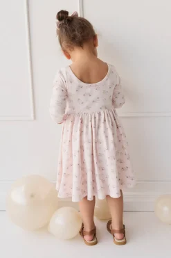 Organic Cotton Tallulah Dress - Sweet Pea Floral