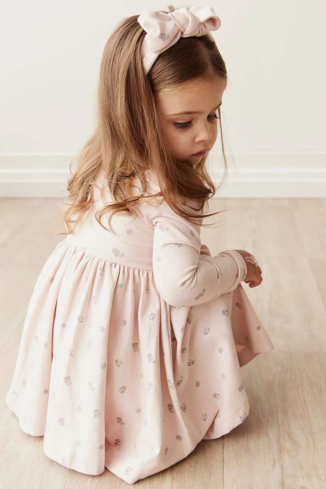 Organic Cotton Tallulah Dress - Meredith Violet