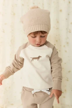 Organic Cotton Tao Sweatshirt - Vintage Taupe Cosy Basil