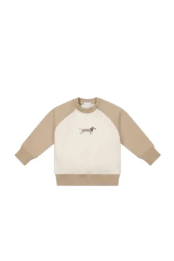 Organic Cotton Tao Sweatshirt - Cosy Basil Fawn