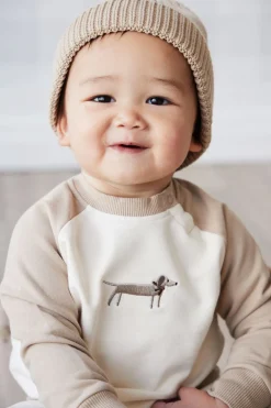 Organic Cotton Tao Sweatshirt - Cosy Basil Fawn